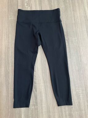 LULULEMON Wunder Train High Rise Ribbed Tight. Size 10 Black